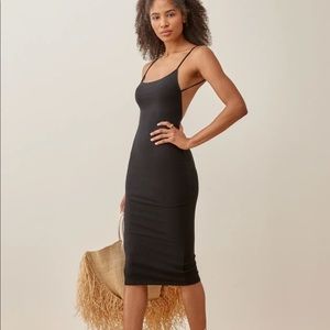 Reformation Kelsee Dress - XS - Black - NWT
